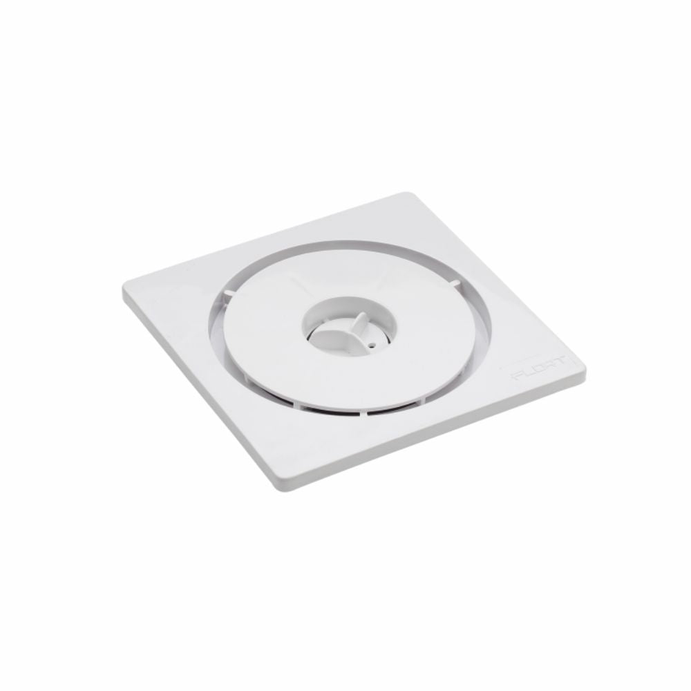 FLOOR TRAP ALVIE 6X6 WHITE & IVORY