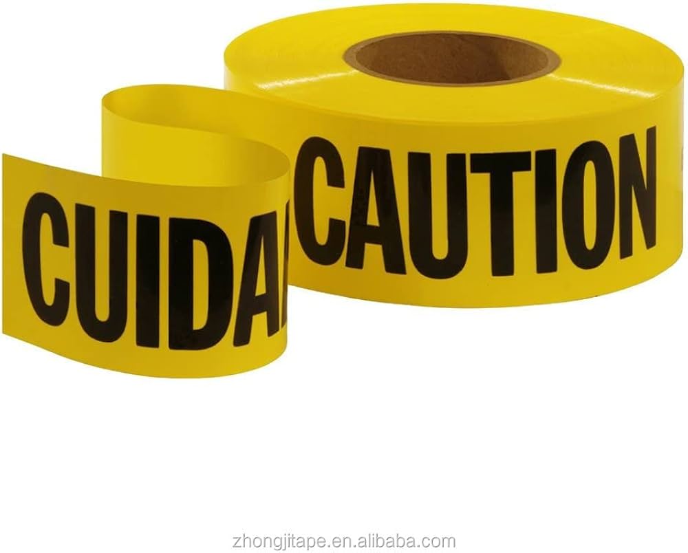 YELLOW CAUTION TYPE