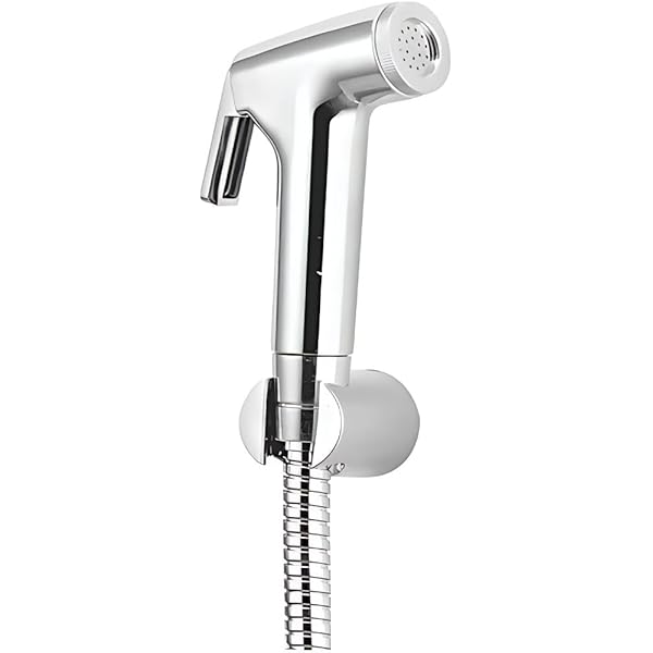 CONTY HEALTH FAUCETS WITH 1 MTR FEMINISM CP TUBE & HOOK