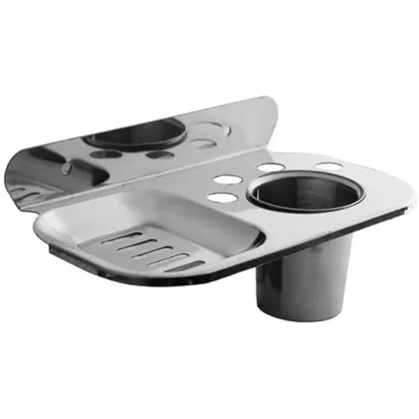 1362 SS SOAP DISH N TUMBLER HOLDER