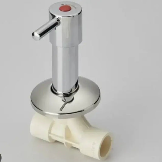 CONCEALED VALVE SWEPT TYPE CHROME PLATED ROUND