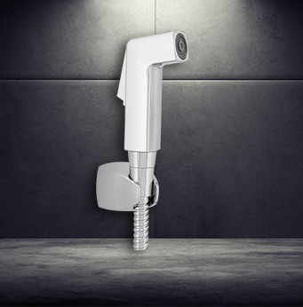 FADU HEALTH FAUCETS WITH 1 MTR FLEXIBLE CP TUBE & HOOK