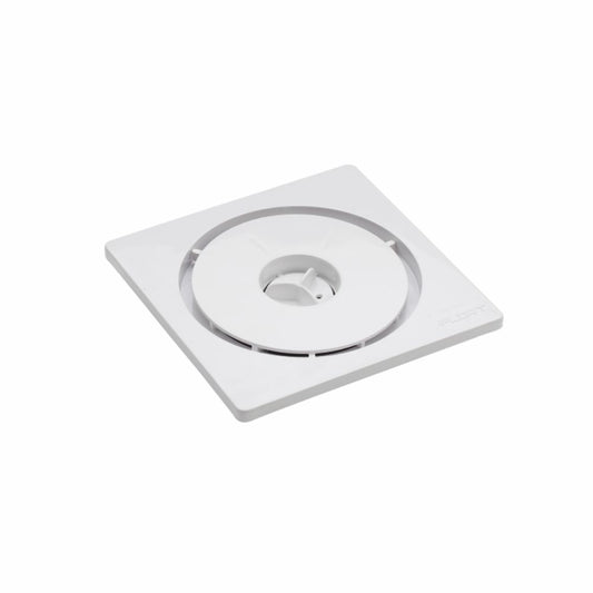 FLOOR TRAP ALVIE 6X6 WHITE & IVORY