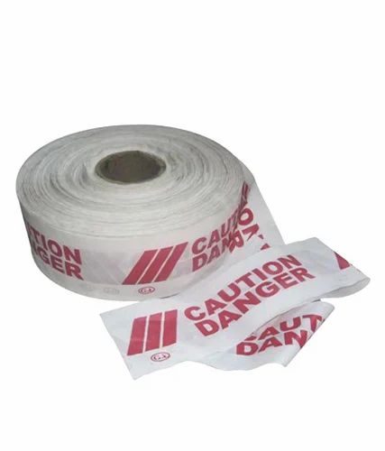 DANGER CAUTION TAPE WHITE