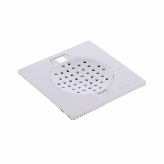 FLOOR TRAP HEAVY WHITE & IVORY