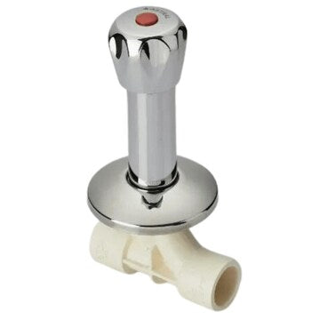 CONCEALED SWEPT TYPE CHROME PLATED FLOWER