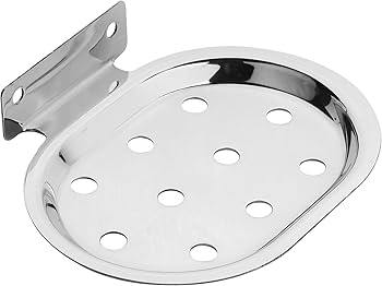 Ss soap  dish n tumbler holder (mirror finish) 1302