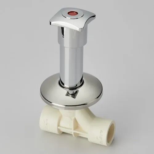 CONCEALED VALVE SWEPT TYPE CHROME PLATED SQUARE