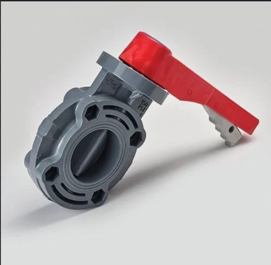STD BUTTERFLY VALVE (EPCM) W/ HANDLE