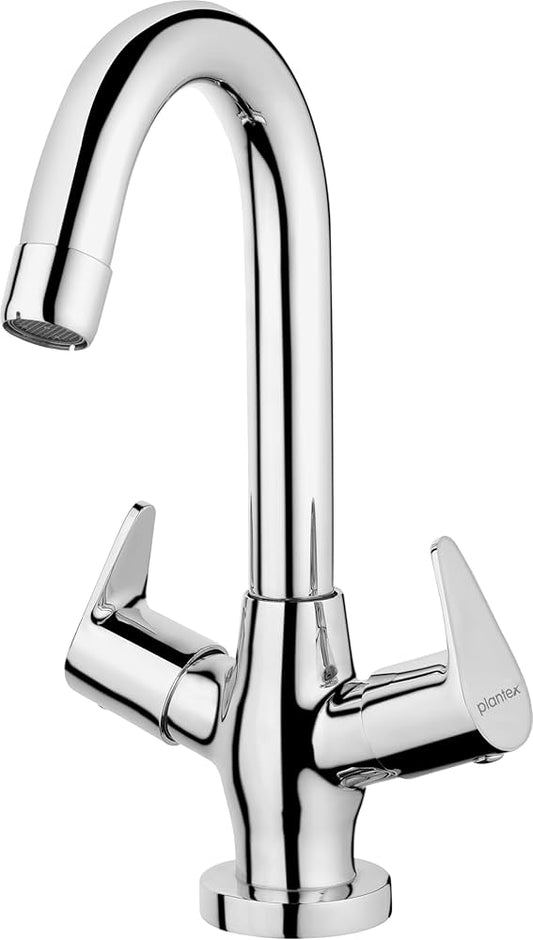 Centre hole basin mixer